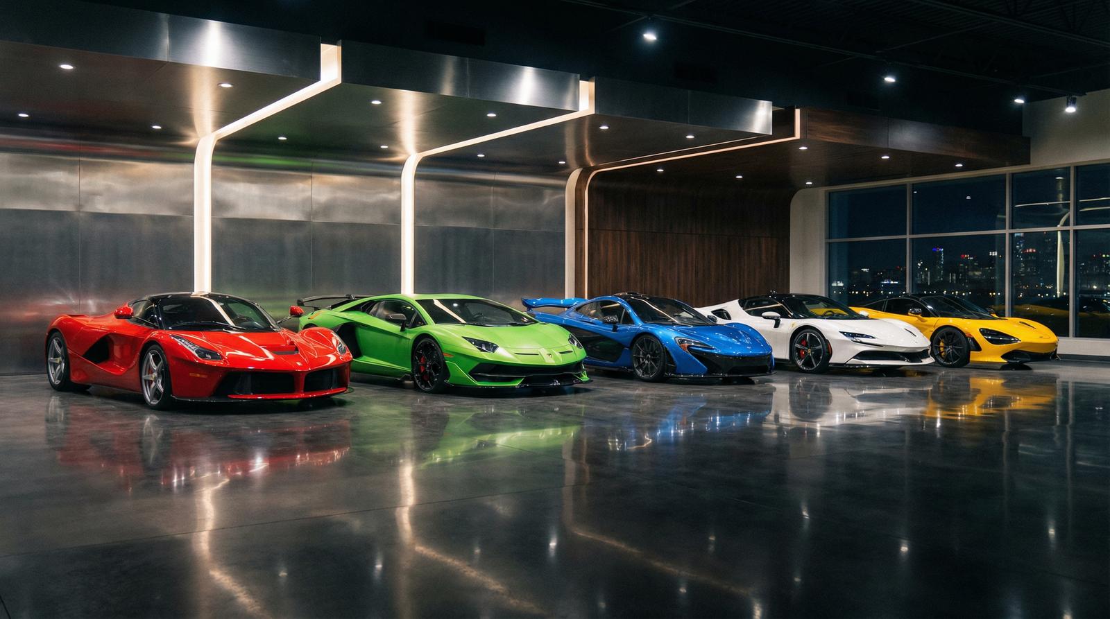 国产主播跑车视频-超跑车库巡礼